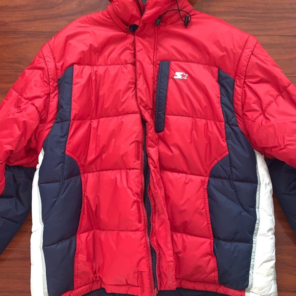 Vintage Reversible Starter Puffer Jacket